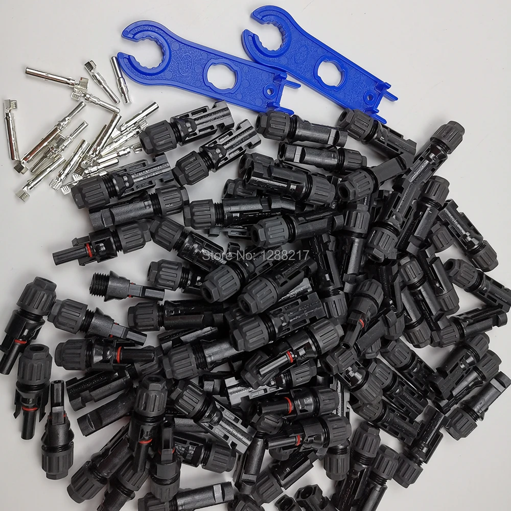 Бесплатная доставка! 40 пар мужские и женские Солнечные Разъемы|Соединители| |