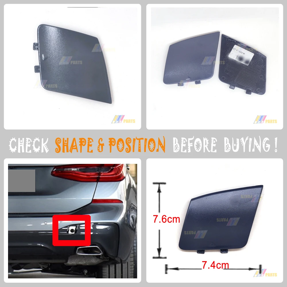 17-21 для BMW GT series 6 G32 GT6 M SPORT 620dX 630iX 640iX granтуризм задняя крышка буксировки 51128069730 |