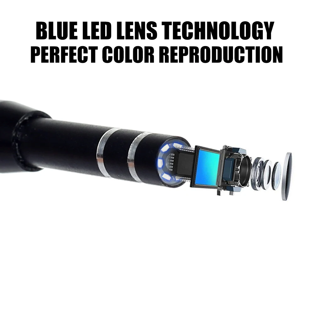 

5.5mm 3 In 1 USB Multi-function HD Mini LED Visual Ear Spoon Otoscope Camera Ear Wax Removal Endoscope