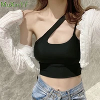 womens tube top 2021 new sexy ice silk camisole summer fashion solid cross top bottoming shirt female sport corset clothes