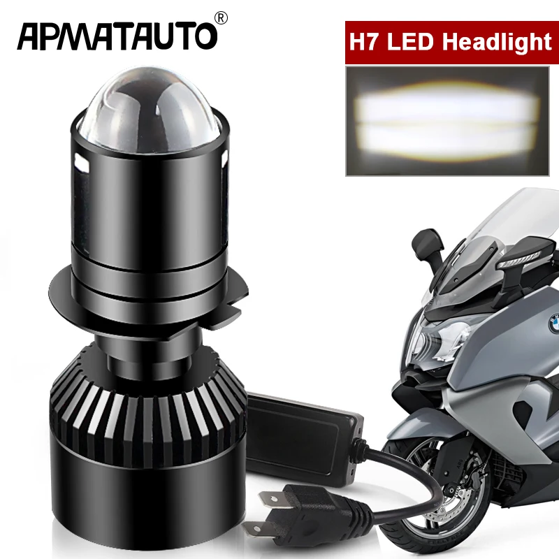 

Мотоциклетная Светодиодная лампа H7 для BMW R1200GS R1200R R1200RT R1200RS F800R R1300R S1000RR S1000XR K1300GT K1300S HP4