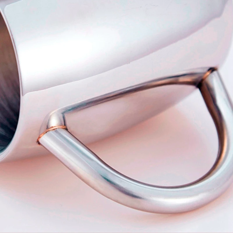 Кружка из нержавеющей стали кофейная пивная чашка с двойными стенками кружка для