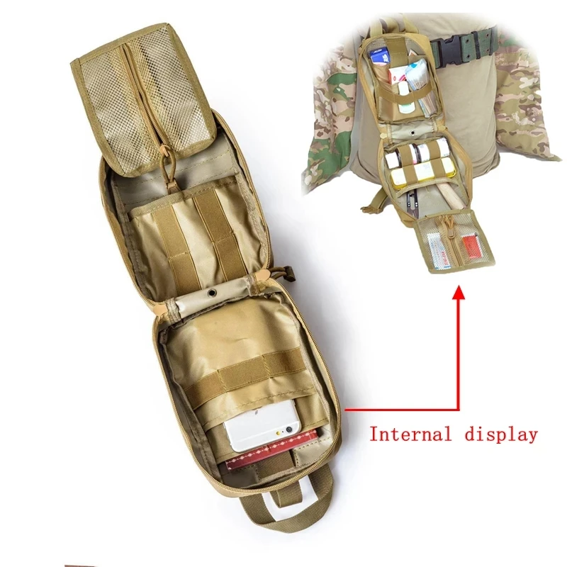 

Tactical First Aid Kits Medical Bag Emergency Outdoor Army Hunting Car Emergency Camping Survival Tool Military EDC Pouch