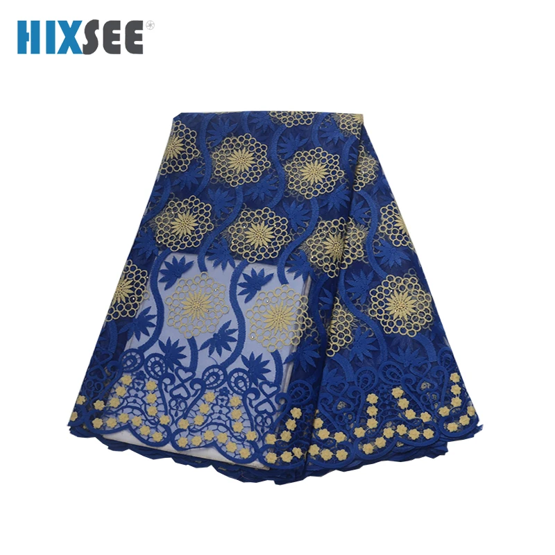 Нигерийская кружевная ткань 2019 высокое качество с блестками Французская