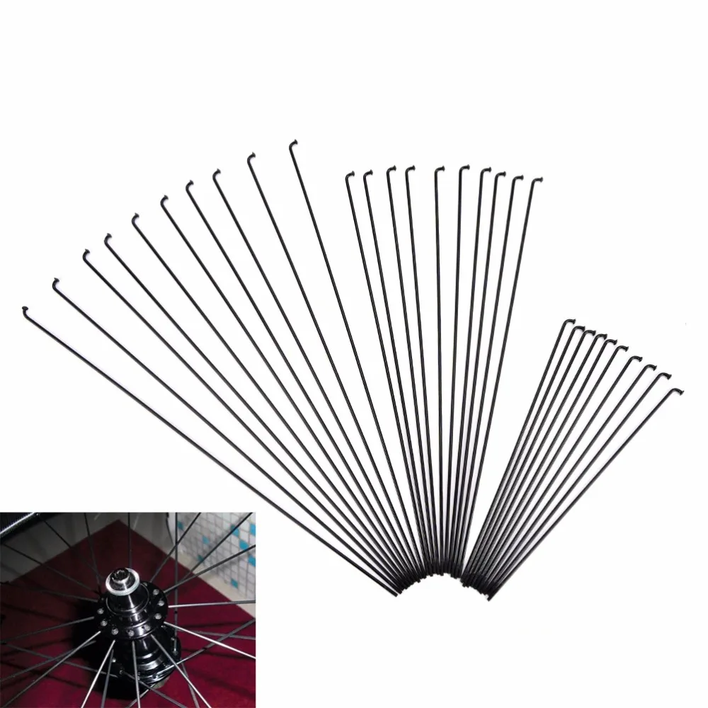 10PCS 12 mm steel spoke 14G Bicycle Spokes Diameter spokes Carbon Steel Electric Bike Length 170~286mmmm Black Color | Спорт и