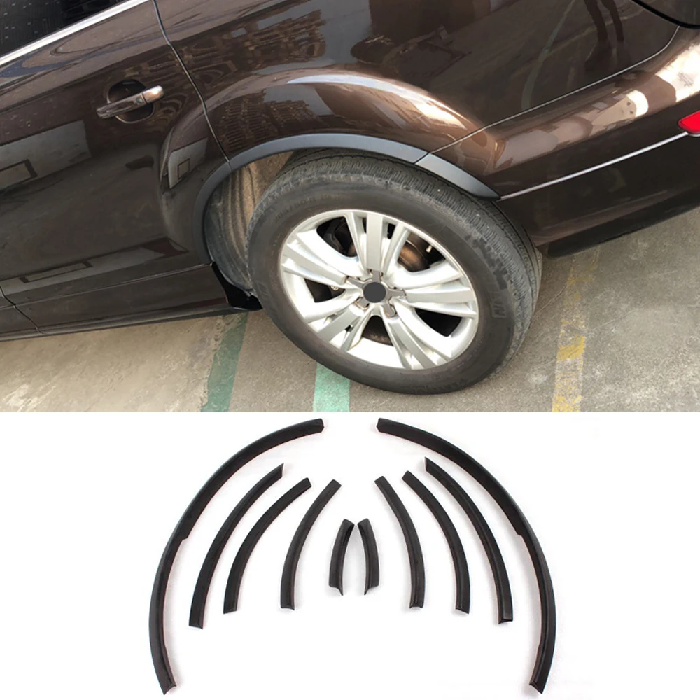 Накладки на арочные автомобильные крылья матовые яркие черные ПУ для Audi Q7 RSQ7 Sline