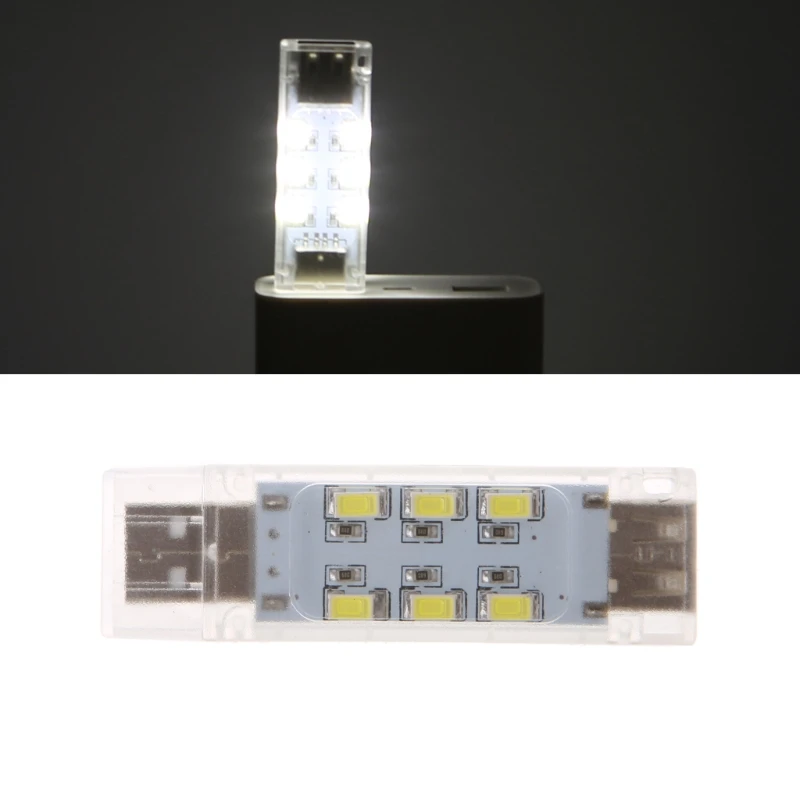 

Mini USB Led Night Light Camping Lamp Double Sided 12 leds USB Reading light