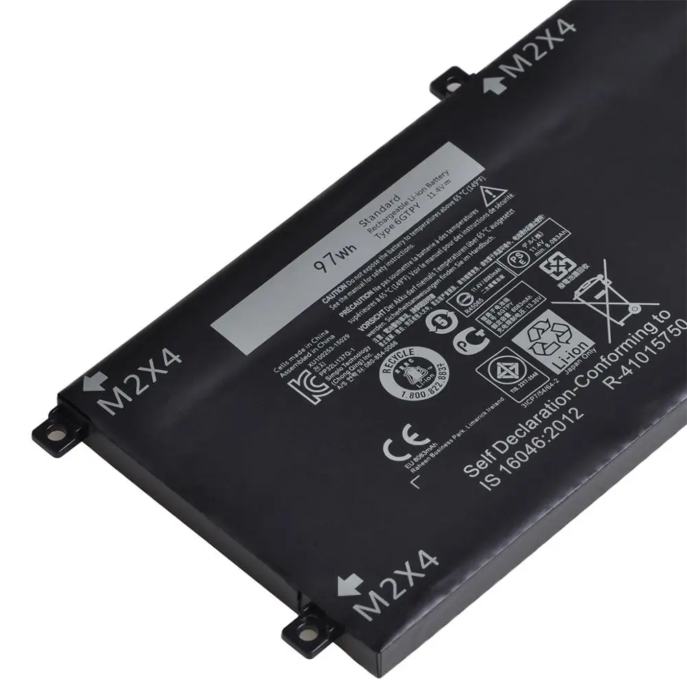 Аккумулятор для ноутбука Dell XPS15 11 4 9560 9550 Precision 5510 5520 M5520|Аккумуляторы ноутбуков| |