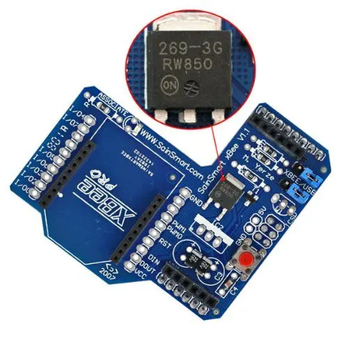 Xbee Shield Module for Arduino UNO MEGA Nano DUE Duemilanove Blue | Электроника