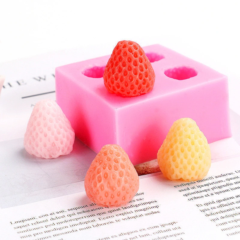 3D фруктовая клубника с шоколадом Желейный инструмент для изготовления тортов