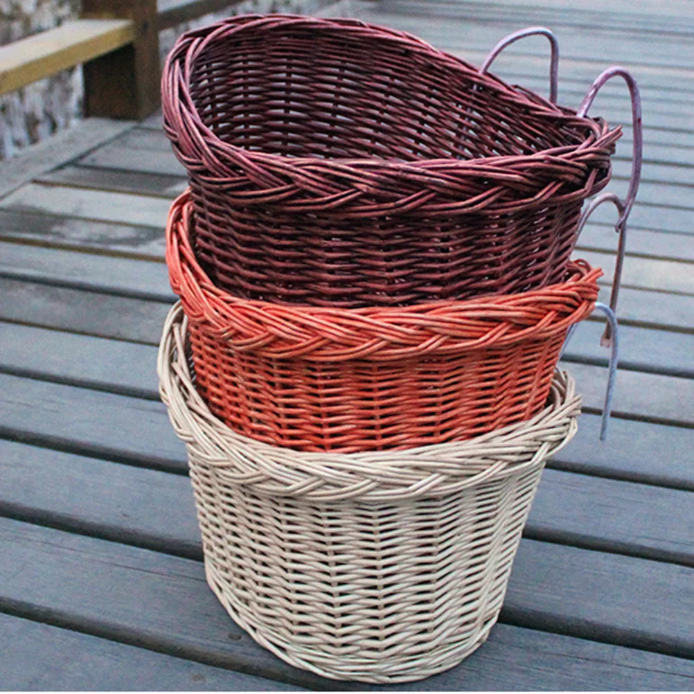 Детская ротанговая велосипедная корзина 16 дюймов балансирующая Автомобильная