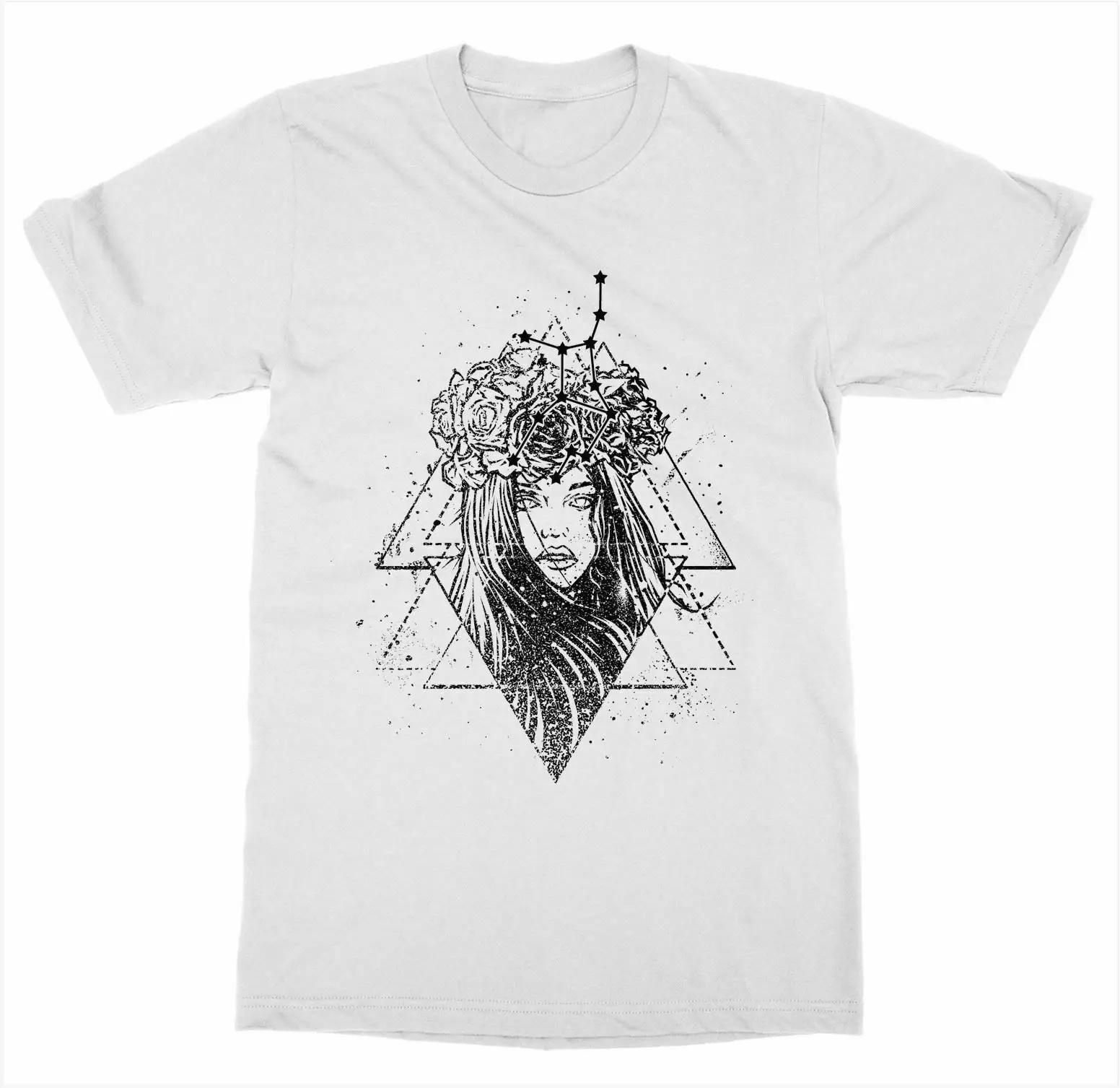 

Constellation Astrology Sign Zodiac Virgo Birthday Gift Mens T-Shirt. Summer Cotton Short Sleeve O-Neck Unisex T Shirt New S-3XL