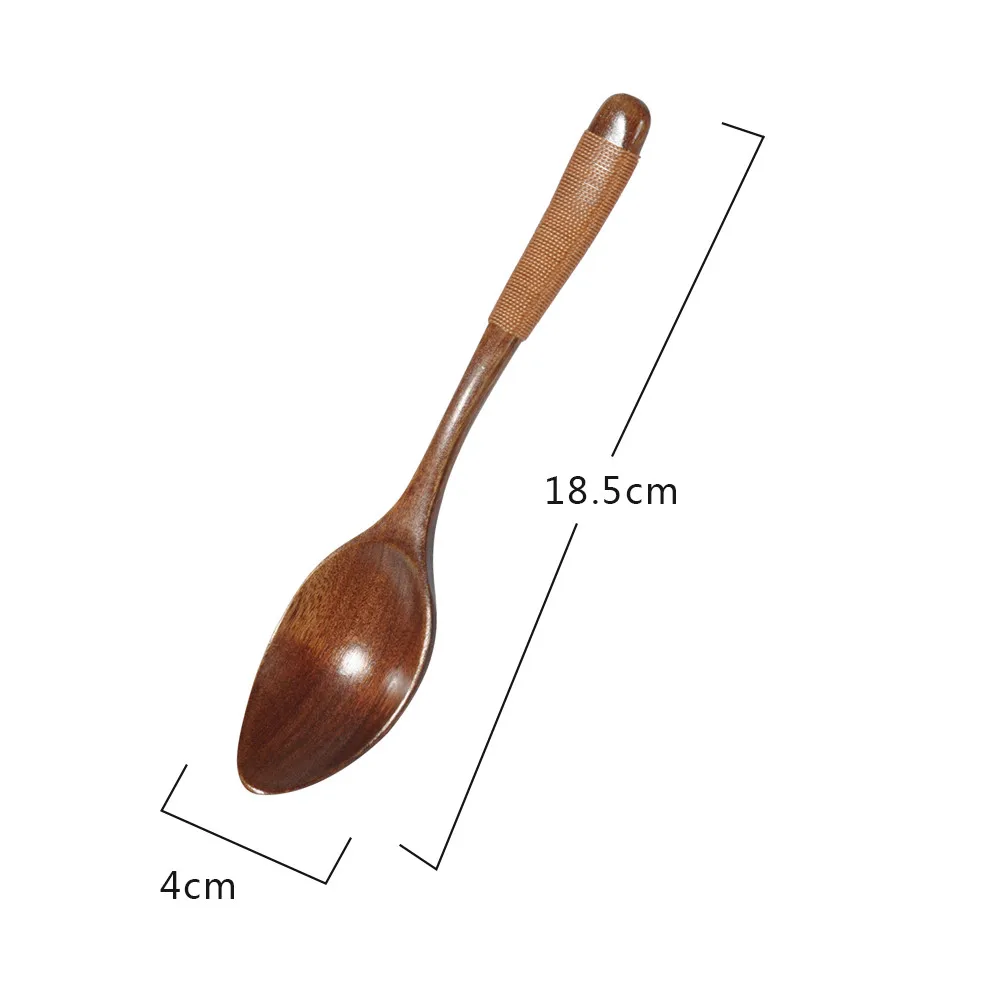 Wooden Spoon Home Flatware Porridge Bowl Chinese Dinner Japanese Soup for Restaurant#PY | Дом и сад