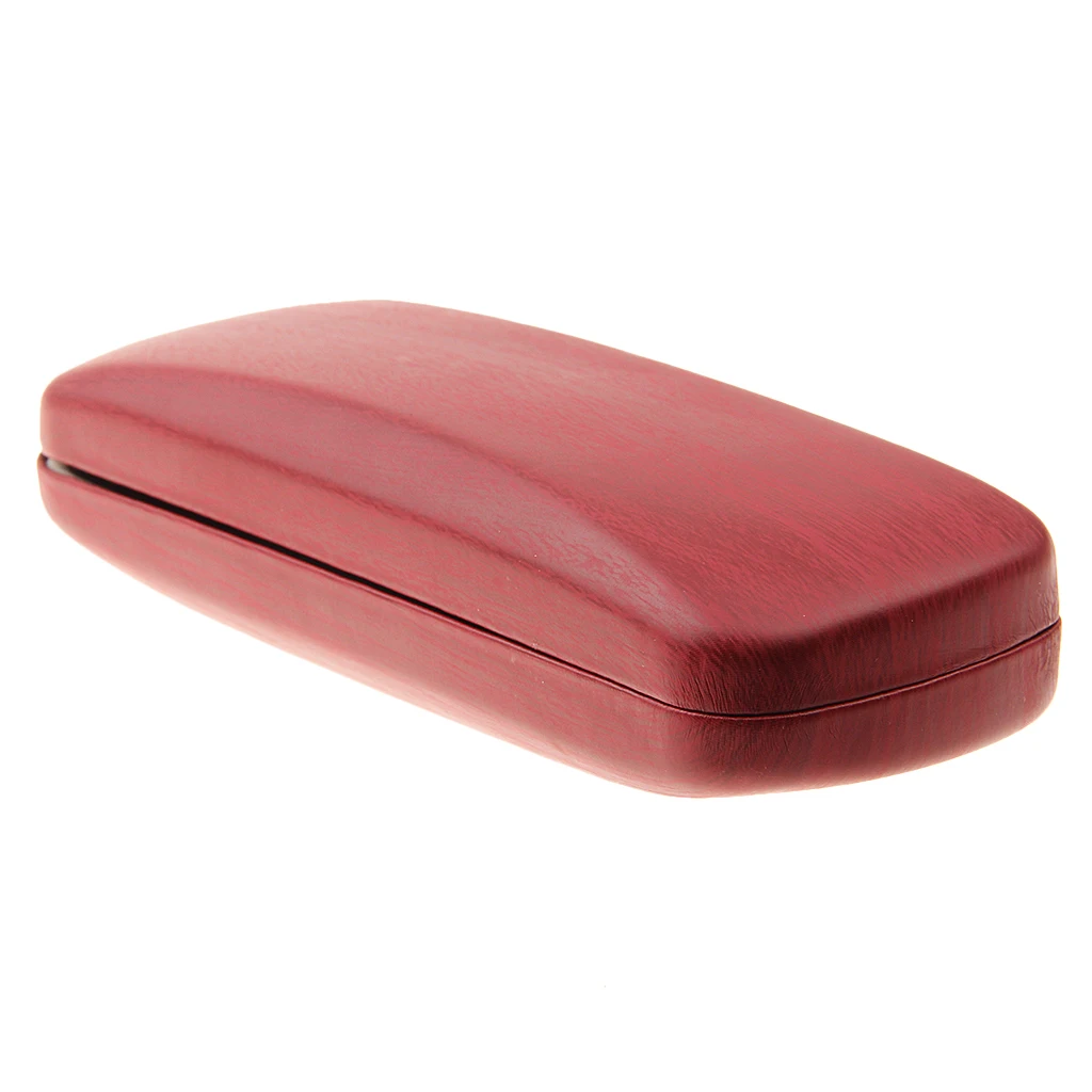 Портативный футляр для очков из искусственной кожи металлический держатель