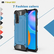 For Huawei P Smart 2021 Case Heavy Hard PC Armor Rubber Rubber Armor Case For Huawei P Smart 2020 P Smart 2019 P Smart Z