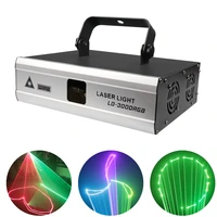 3w ilda 3d rgb laser light wedding dj disco profession beam dmx lighting club party pattern animation beam laser scanning light
