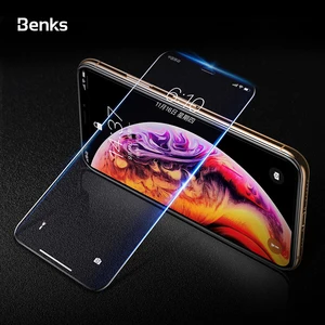 benks ultra thin 0 15mm hd anit blue light tempered glass cover screen protector film for iphone12 11 pro max mini xr xs max new free global shipping