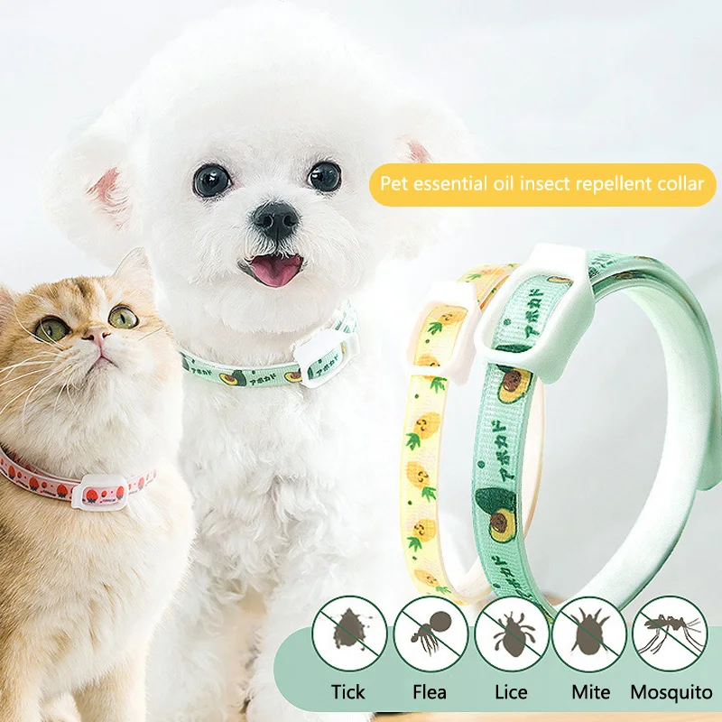 

Practical Insecticidal Anti Flea Pet Dogs Cat Collar Adjustable Anti-insect Mosquitoes Dog Ring Neck Straps Dog protection