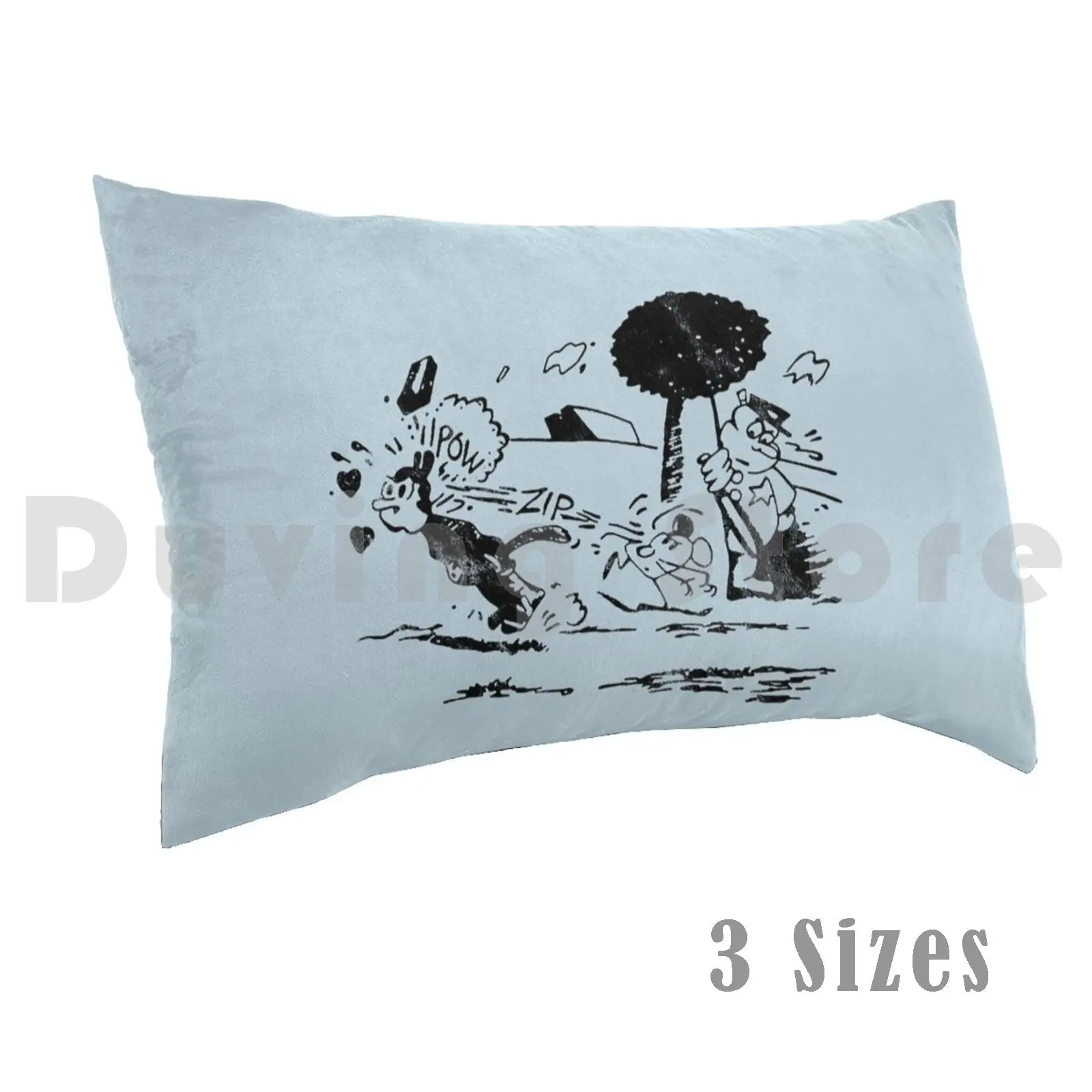 

Pulp Fiction-Jules Krazy Kat Pillow Case DIY 40x60 Pulp Fiction Vincent Vega Jules Winnfield Quentin