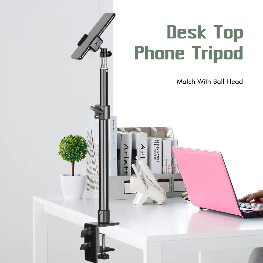 SH Desktop C-clamp Light Stand With 1/4