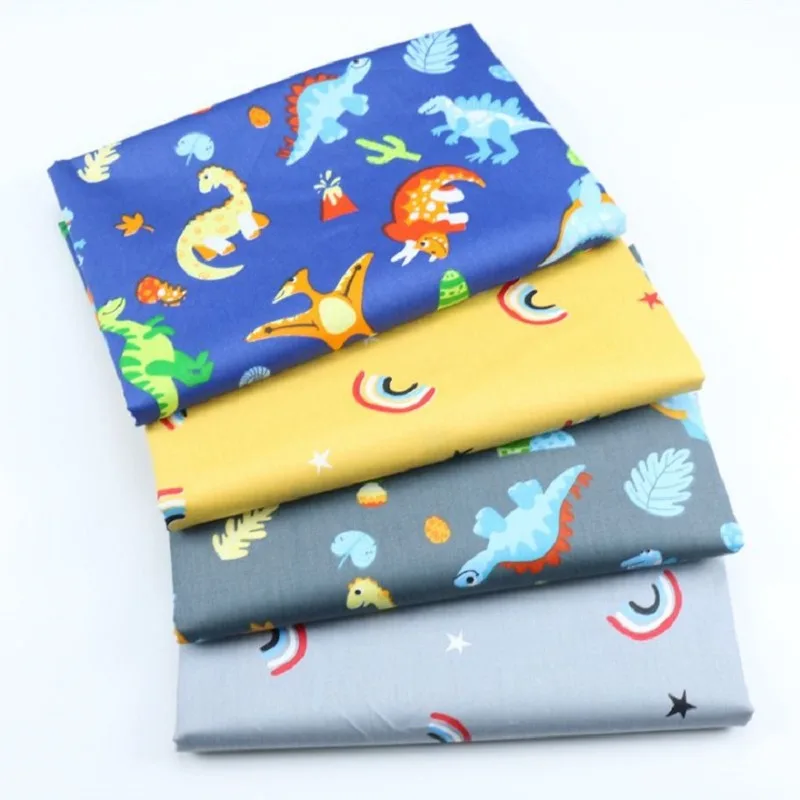 

New Cartoon Cotton Twill Printed Fabric Diy Handmade Patchwork Cotton Floral Fabric