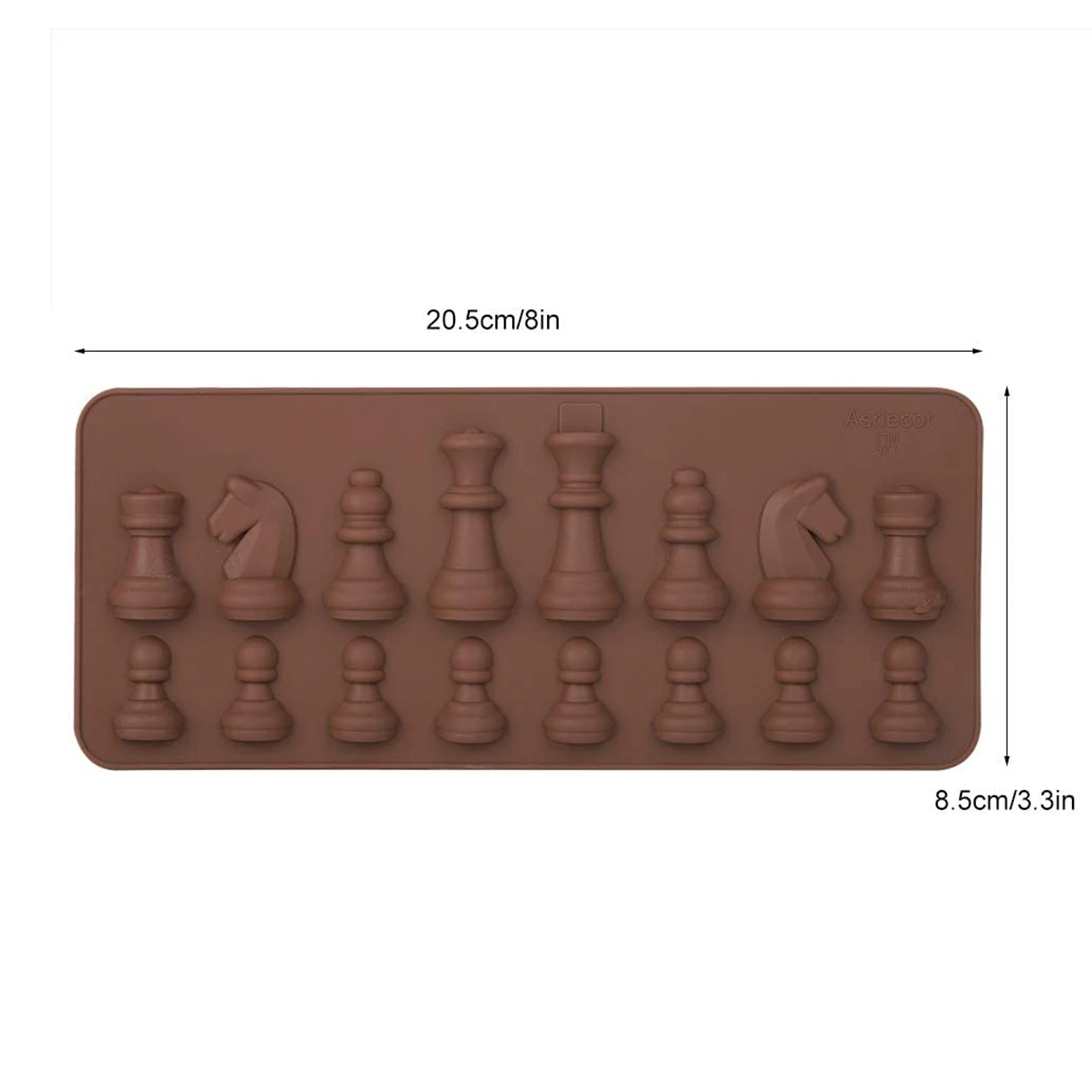 

2PCS DIY Cake Mold Chess Shaped Chocolate Molds Baking Mould Silicone Mold Cake Decorating Tools Kitchen Accessories