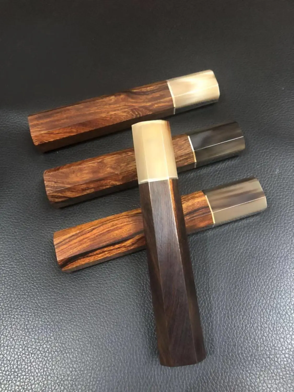 Ручная работа японская Kiritsuke шеф-повара деревянная ручка для ножа кухня пустыня Ironwood