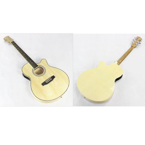 double-sided wood 40 дюймов Электрический акустической гитары 6 гитара Палочки оборудование Сталь Струны для игры в стиле фолк поп гитары профессии ra AGT122 - Цвет: double-sided wood
