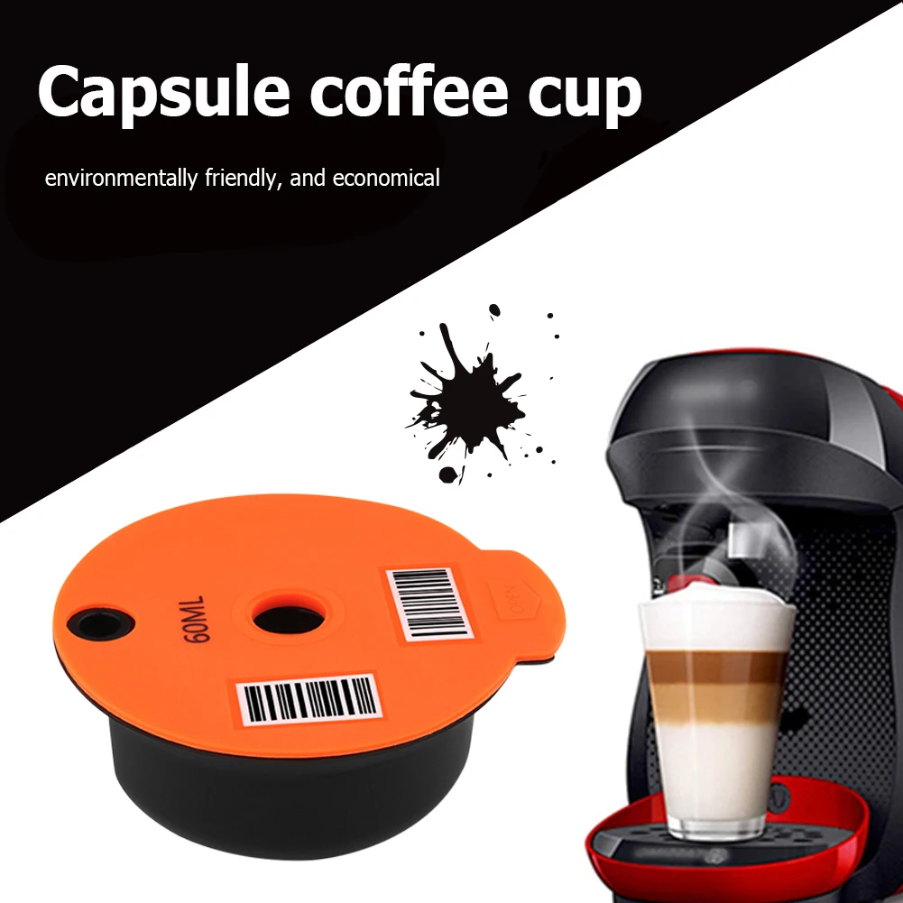 

60ML / 180ML Reusable Coffee Capsule Pods for BOSCH-s Machine Tassimo Refillable Filter Maker Pod