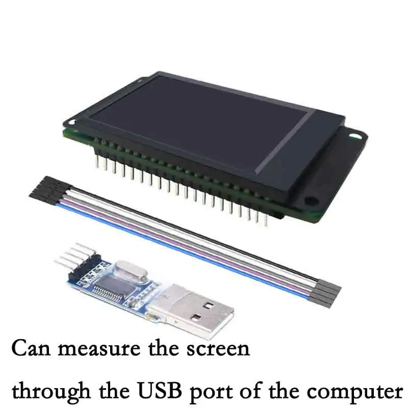 Raspberry Pi Pico 2 19 дюймовый ЖК-дисплей модуль UART ЖК-экран для Arduino/SMT32/Raspberry 3B 4B zero |