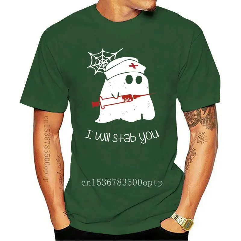 

Nurse I Will Stab You Men T-Shirt Cotton S-6XL Sport Grey Stylish Custom tee shirt