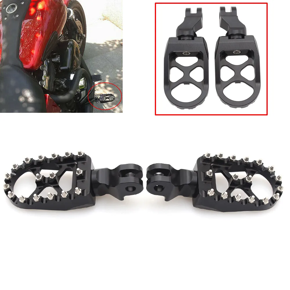 Подножка водителя мотоцикла передняя черная MX Footpeg подножка Peg Для триумфа Bonneville