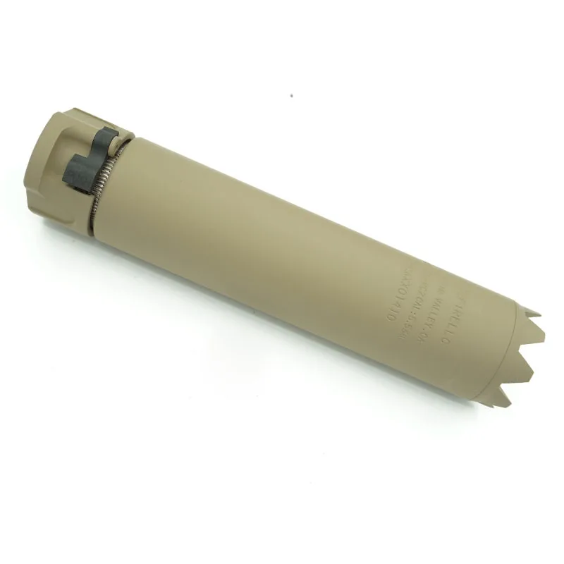 

Silencer-RC2 SOCOM556 Metal Quick Separation Sound Suppression Airsoft Barre Extended AR15 Rifle Gel Shockwave Silencer
