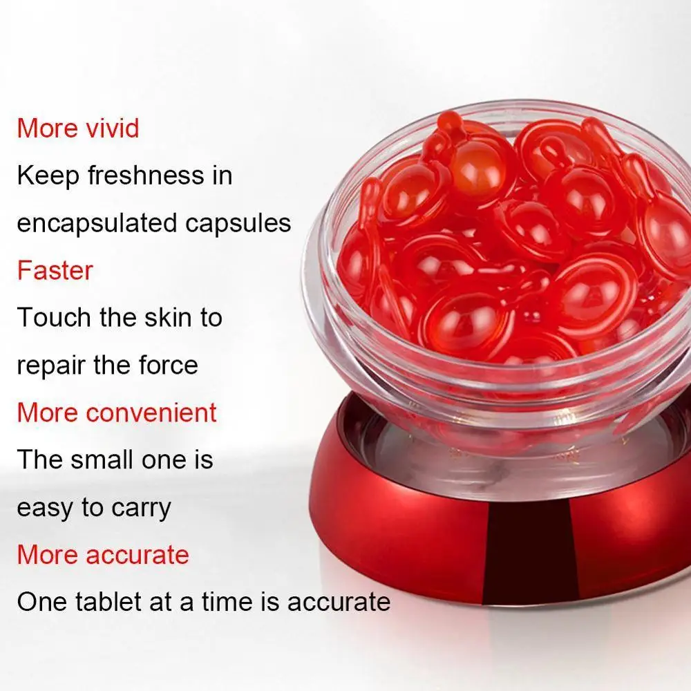 

Fullerene Caviar Capsules Essence Hyaluronic Acid Face Pores Anti-Aging Serum Moisturizing Essence Shrink Whitening U9K9