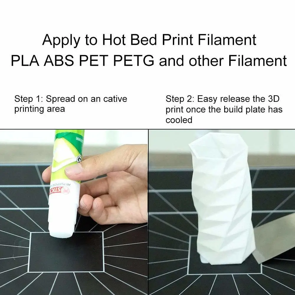 Клеевые стержни для 3D-принтера 3 шт. твердых наклеек ABS PLA и PETG филамента на