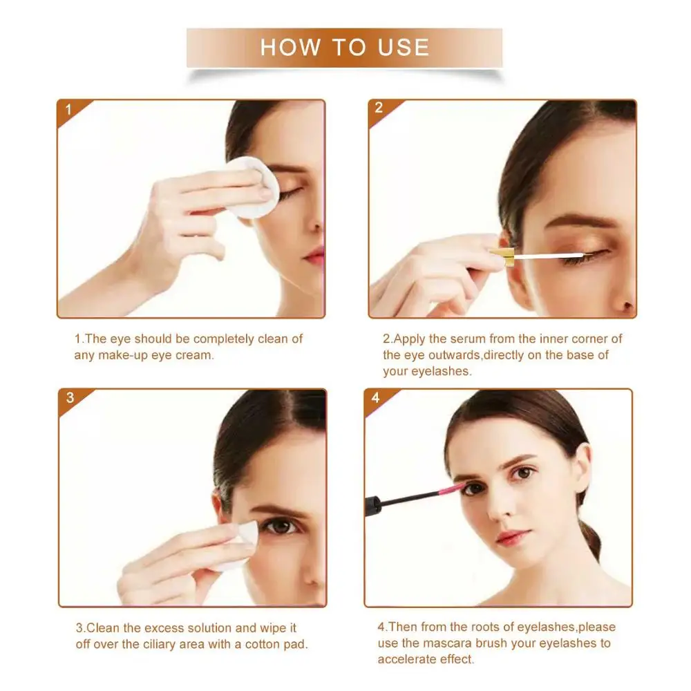 AMEIZII Eyelash Growth Eye Serum Natural Eyebrow Enhancer Longer Thicker lift Lashes Mascara Nourishing Essence Oil | Красота и