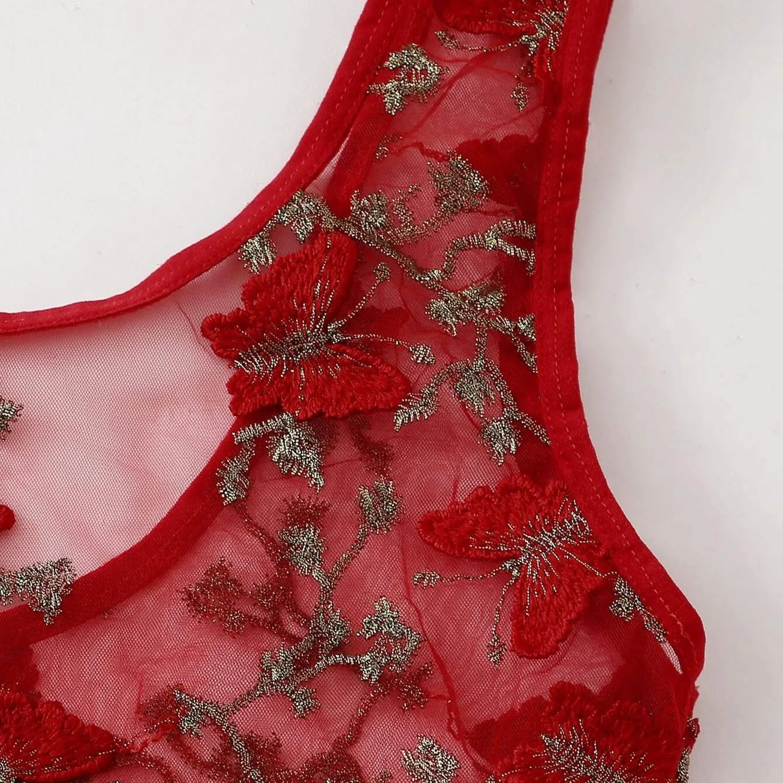 

Lace Sexy Lenceria Women Underwear Teddy Erotic Lingerie Sleepwear Perspective Porno Costume Sexi Hollow Out Floral Embroidery