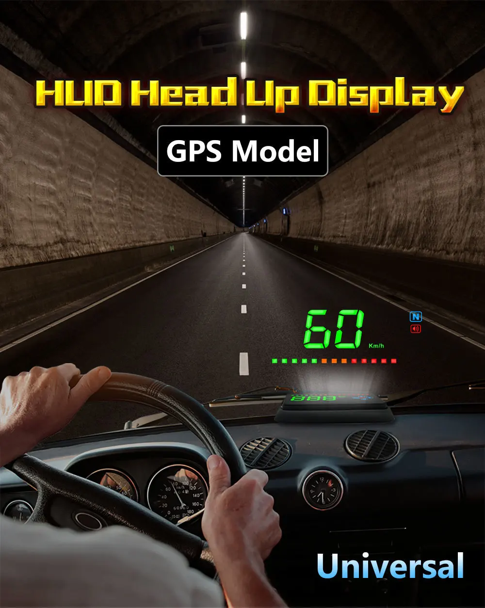 OHANEE, A2, HUD, 3,5 дюймов, gps, автомобильный дисплей, сигнал скорости, компас, лобовое стекло, проектор, измеритель скорости, HUD, через gps, спутниковые системы