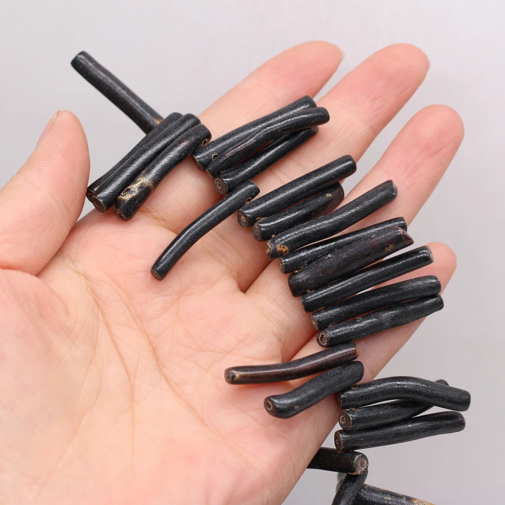 

Hot Natural Stone Coral Beads Black Tree Branch Shape Loose Bead for Jewelry Making Vintage Women Bracelet Necklace Gifts