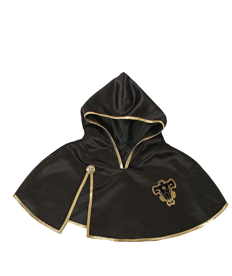 Аниме Черный клевер Asta Косплей Костюм с повязкой на голову плащ шляпа Кепка 2 шт.