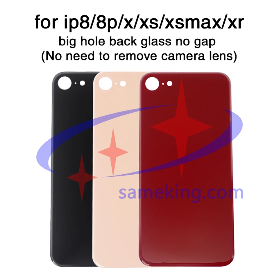 США Версия заднее стекло для iphone x заднее стекло для iphone 8 8p xs max сборка задний корпус сменный