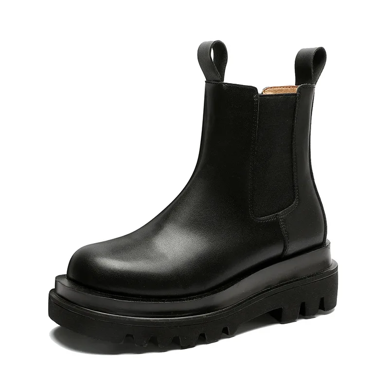 

boots women's and winter 2021 same smokestack leather autumn boots thick bottom net red women's boots casual