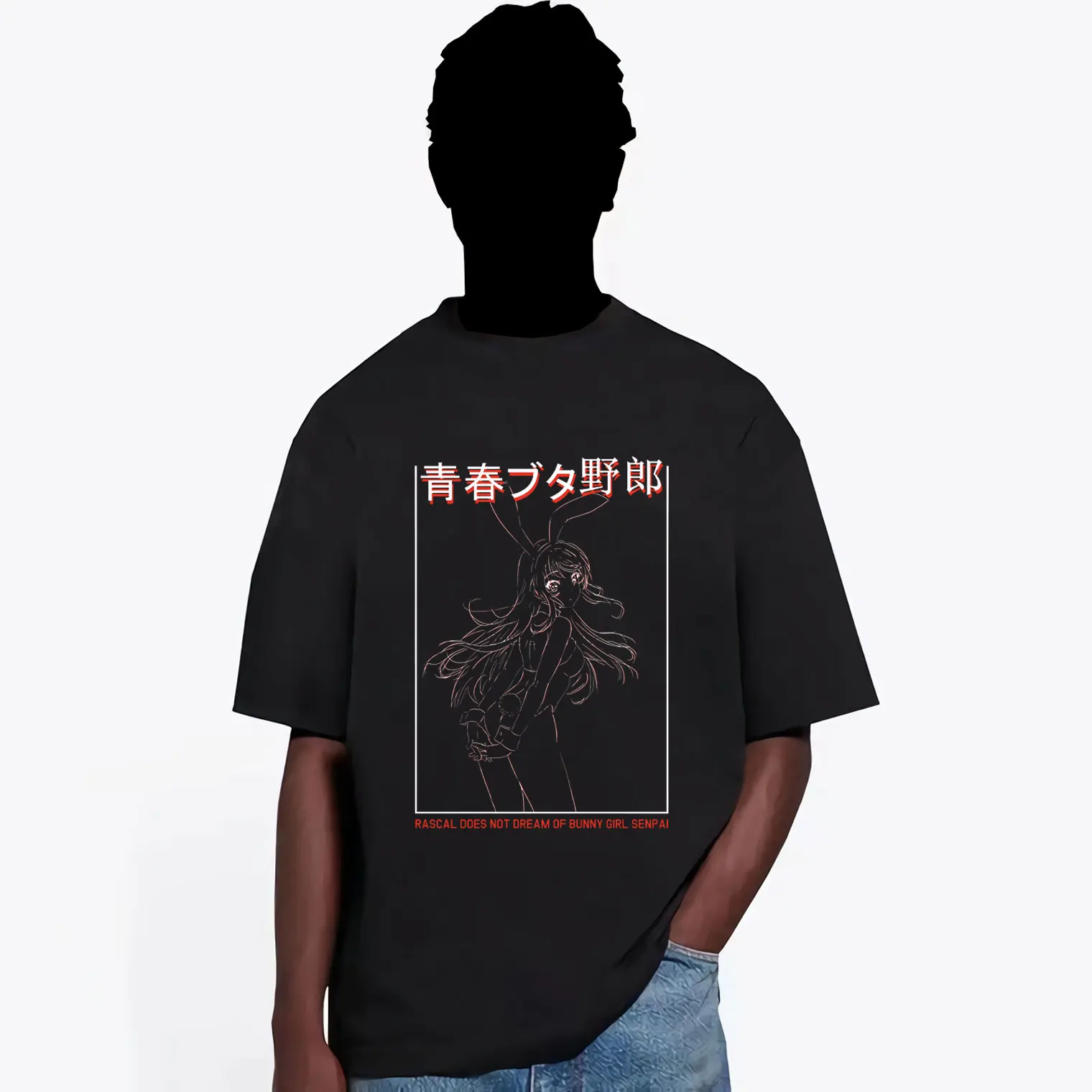 

Cartoons Bunny Girl Print T Shirt Men Women Oversized Hip Hop Short Sleeve Tee Summer Man Pure Cotton Tshirt Kawaii Boy T-shirt