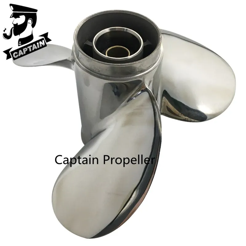 Подвесные двигатели Captain Propeller 9 1/4x9 для Yamaha HP 15HP F15C F15 F20 нержавеющая сталь 8 зубьев