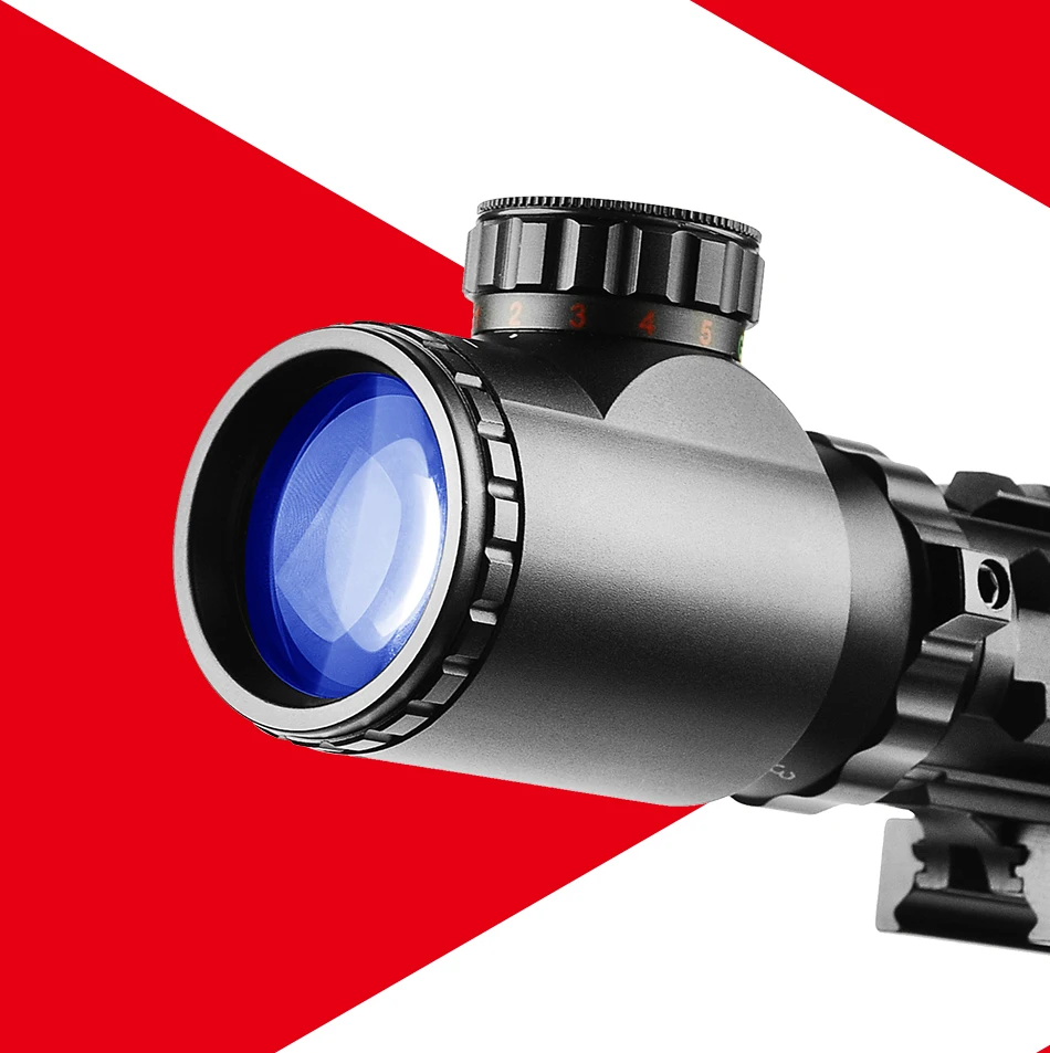 3-9x32EG тактический прицел красный и зеленый точка с подсветкой сетка оптический прицел страйкбол охотничьи прицелы с бесплатной крышкой объектива