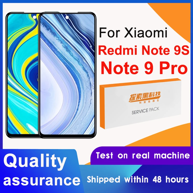 100% тестирование 6 67 ''ЖК дисплей экран Замена для Xiaomi Redmi примечание 9 Pro ЖК с