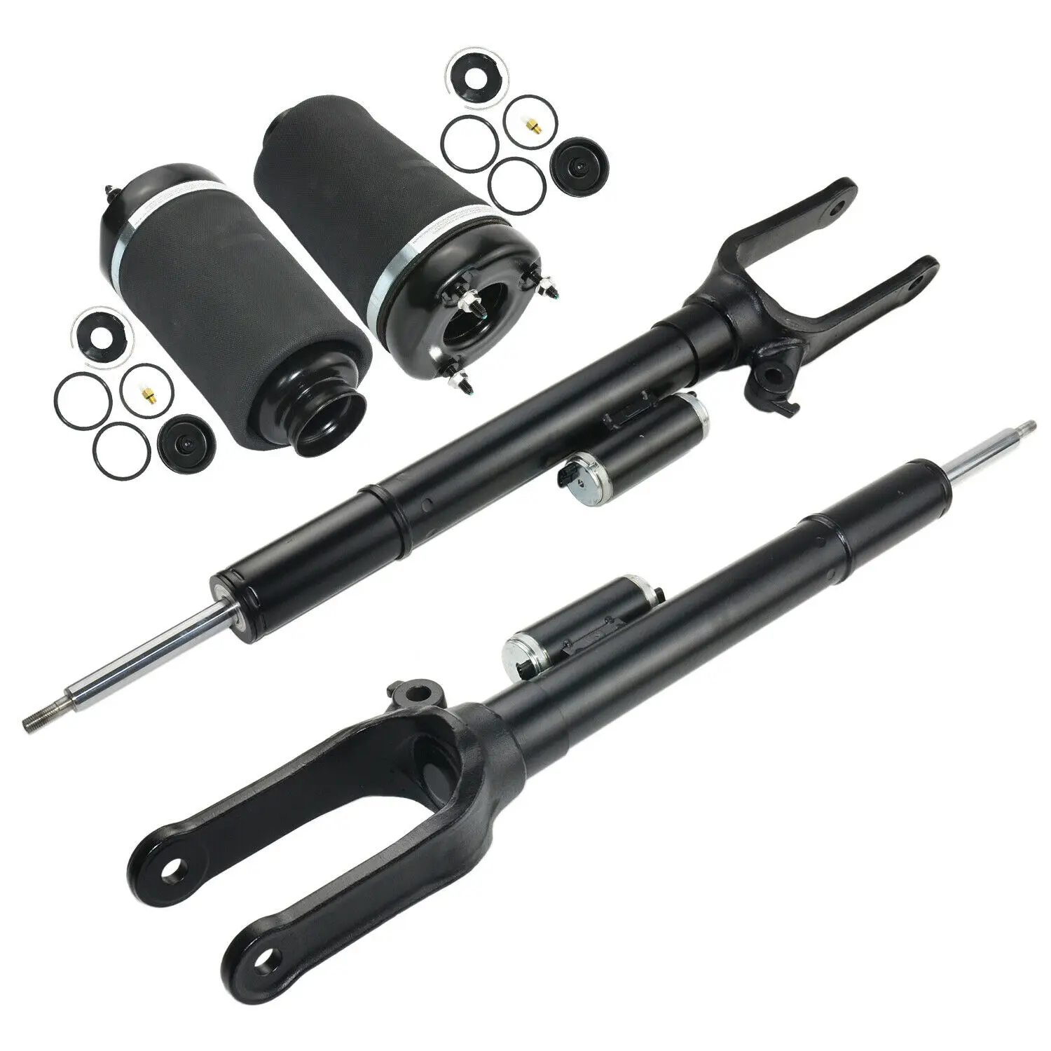 

AP02 2Pcs Shock Absorber w/ ADS + 2Pcs Air Spring Front for Mercedes-Benz W164 ML450 A1643204313,A1643204413,A1643204513