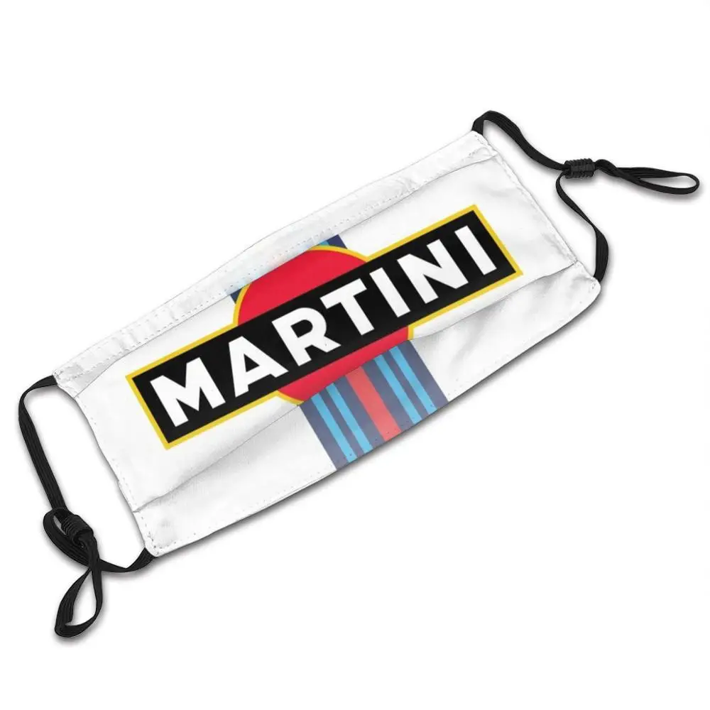 Martini Racing забавная крутая Тканевая маска I Equipment Скорпион Abarth синяя красная Черная