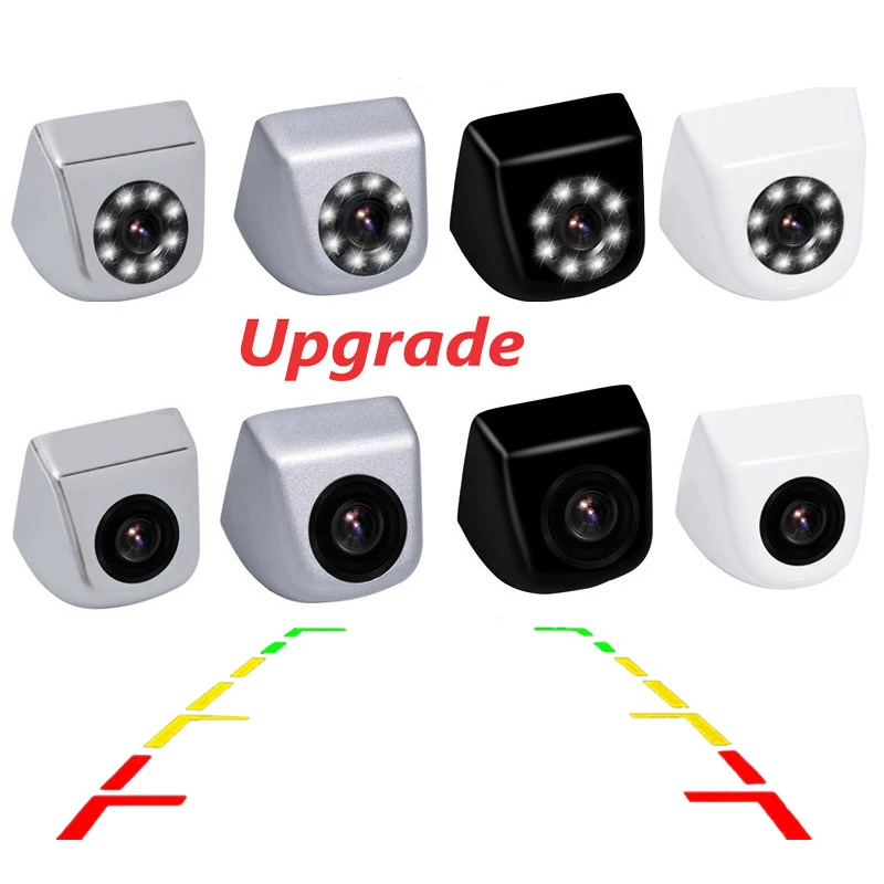 New Car Backup Camera HD Reverse Mini Front view / Rear View Cameras 8 LEDs Lights Night Vision IP68 Waterproof | Автомобили и