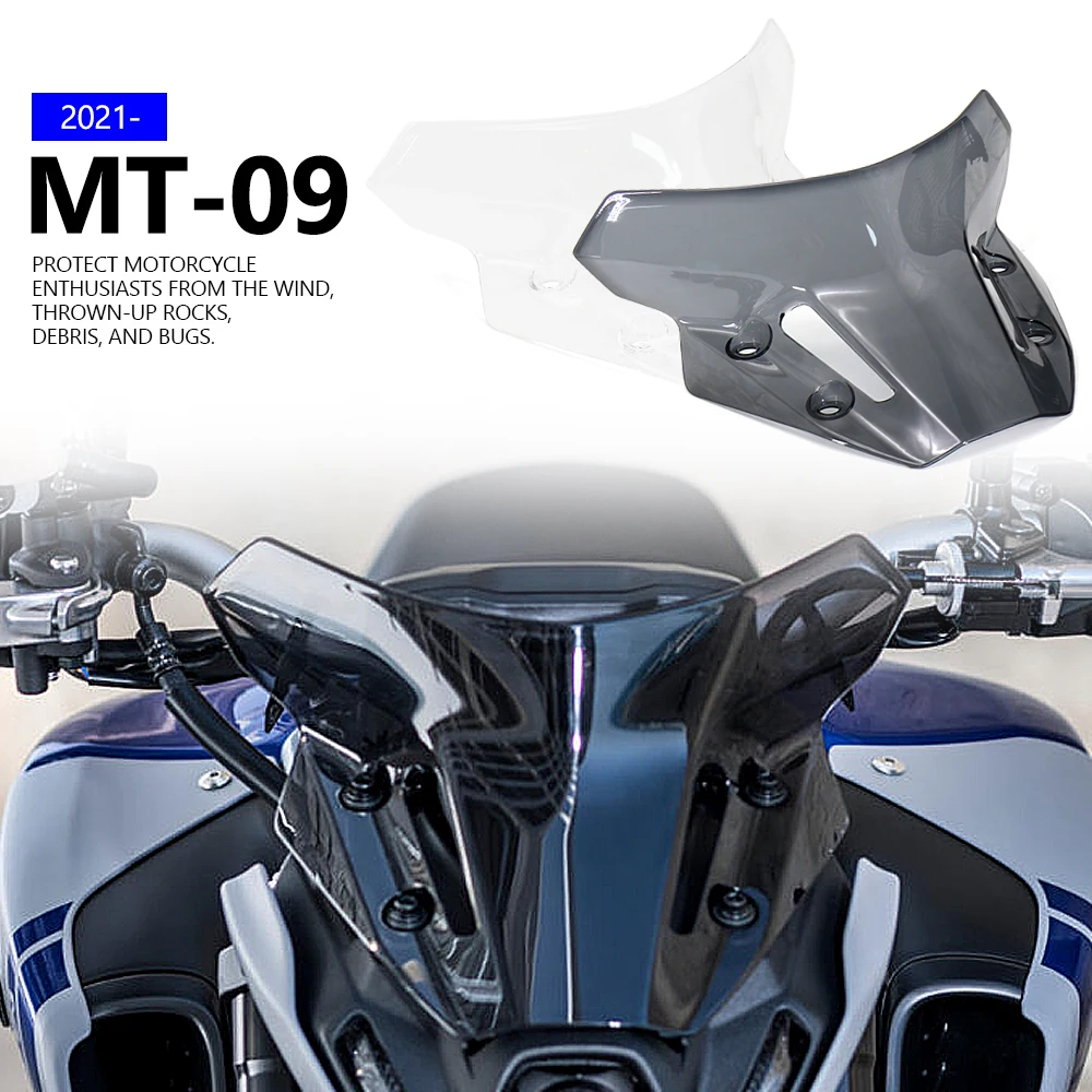 Новое ветровое стекло 2021 2022 для YAMAHA MT-09 MT09 FZ09 MT FZ 09 аксессуары мотоциклов